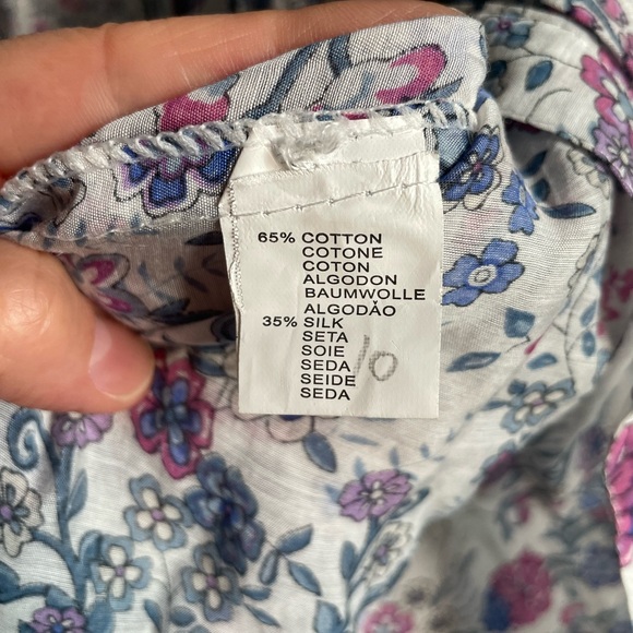 Fittiway Floral Silk blouse - Picture 9 of 15